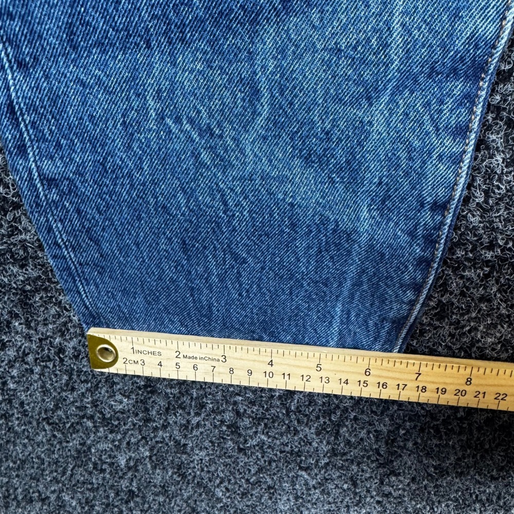 Levis Premium 501 Original Fit Jeans Womens 25x30 Blue Straight Leg 12501-0400 - Picture 7 of 7